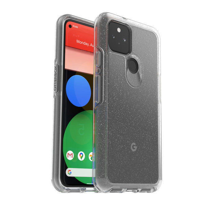 Symmetry Clear Protective Case Stardust (Silver Flake) for Google Pixel 5