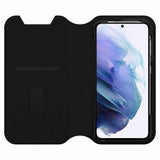 Otterbox - Strada Via PU Leather Folio Black Night for Samsung Galaxy S21