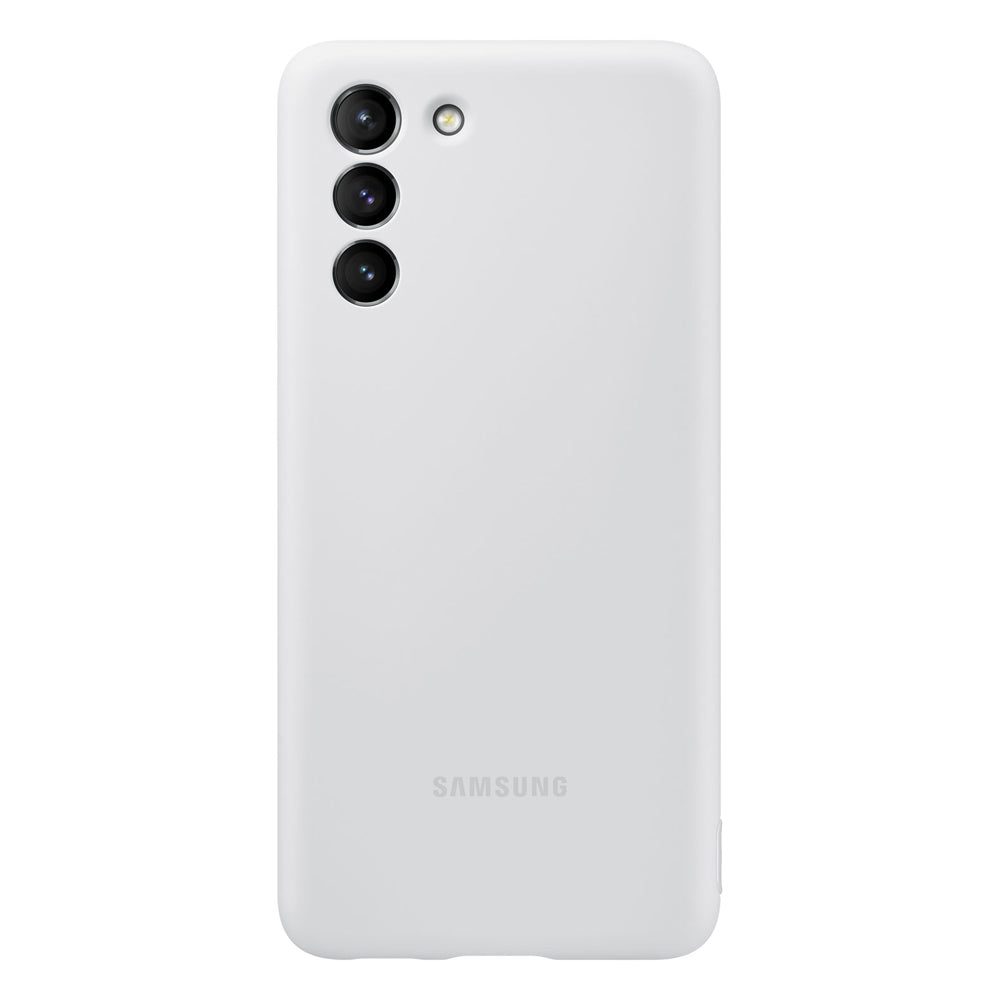 Samsung - Silicone Cover Gray for Samsung Galaxy S21+