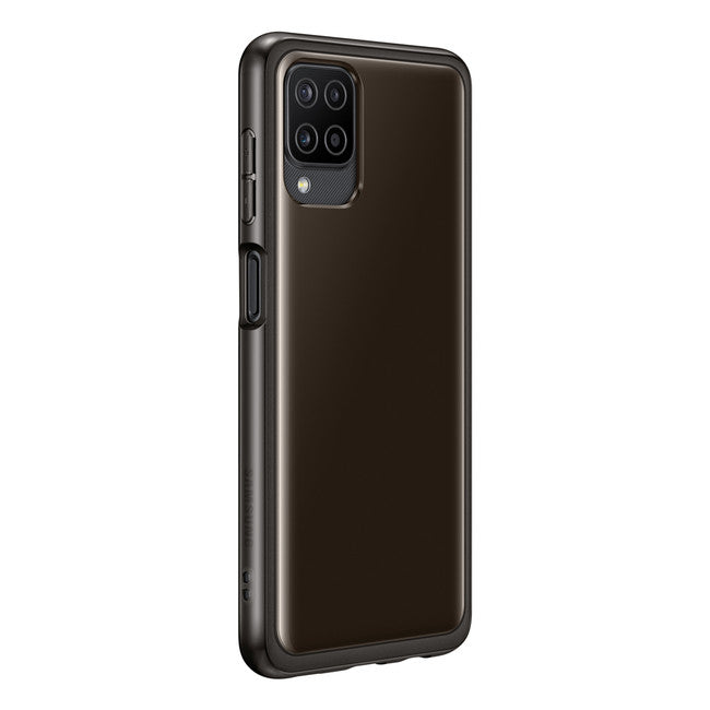 Soft Clear Cover Black for Samsung Galaxy A12
