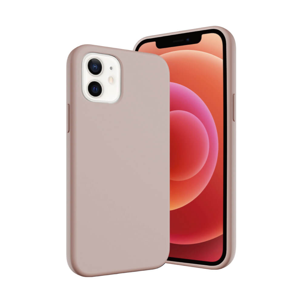 Skin Silicone Case Pink Sand for iPhone 12/12 Pro
