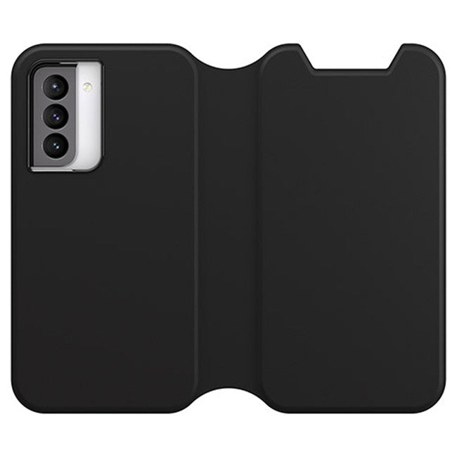 Otterbox - Strada Via PU Leather Folio Black Night for Samsung Galaxy S21