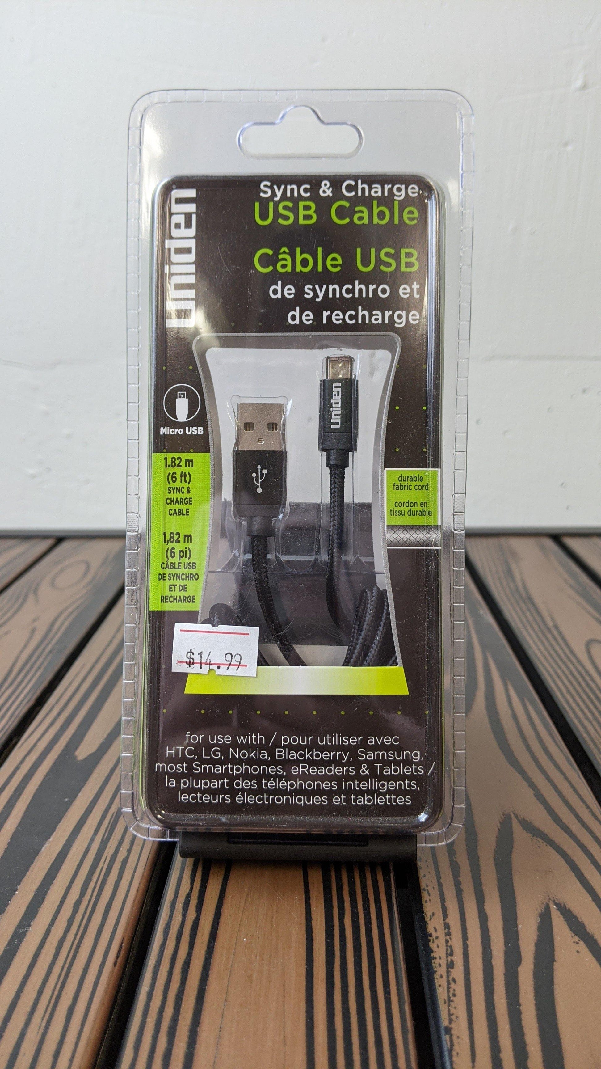 Uniden Sync and Charge USB Cable - PCMaster Pro 